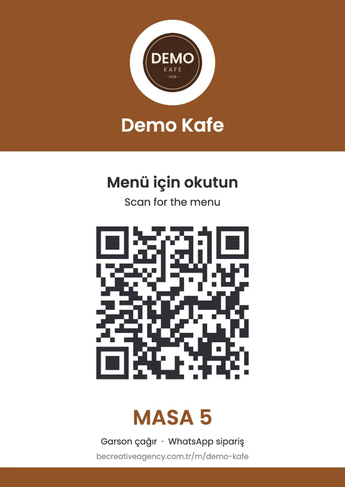 Baskıya hazır QR kartları